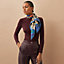 Duo Cosmique scarf 90, View: Worn, worn, view 2 of 3