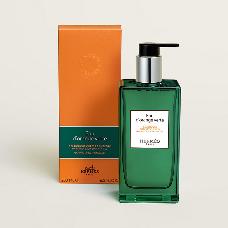 Eau d'orange verte Duschgel für Körper und Haar - 200 ml | Hermès
