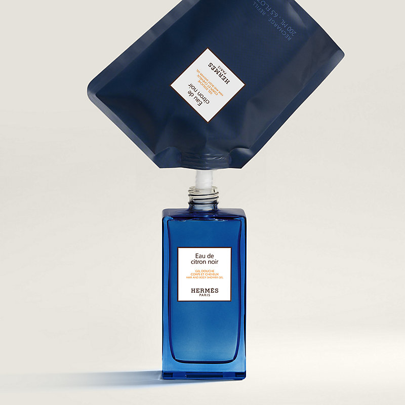 Eau de citron noir Gel de ducha para cuerpo y cabello