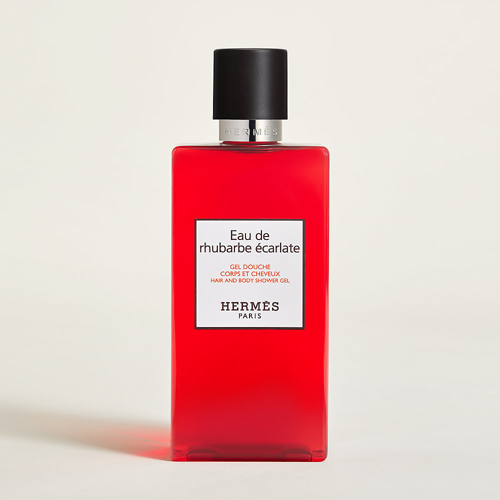 Eau de rhubarbe ecarlate Hair and body shower gel - 6.76 fl.oz | Hermès USA