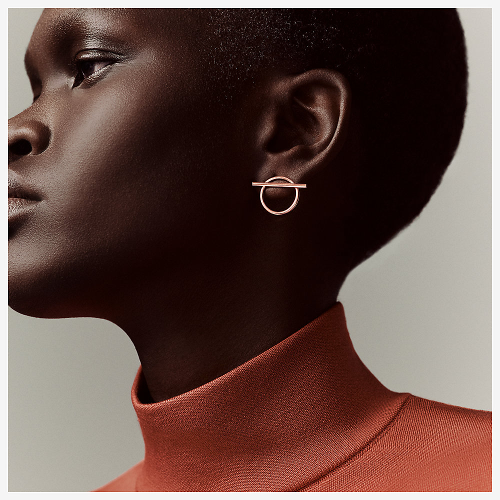 Echappee Hermes earrings, medium model 