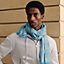 Echarpe H Jacquard, Vue: Vue portée, worn, vue 1 sur 3