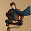 Echarpe H Jacquard, Vue: Vue portée, worn, vue 1 sur 3