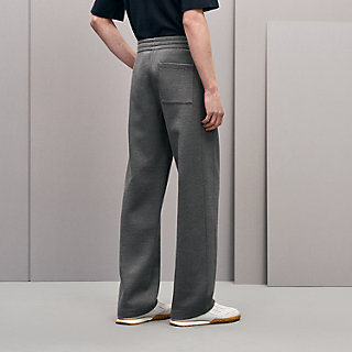 HERMES ダークグレー パンツ edition-nomade-jogging-pants--