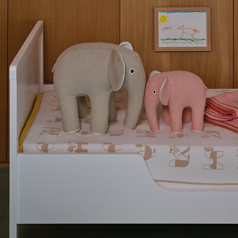 Edmond Animaux Blocks elephant plush, small model