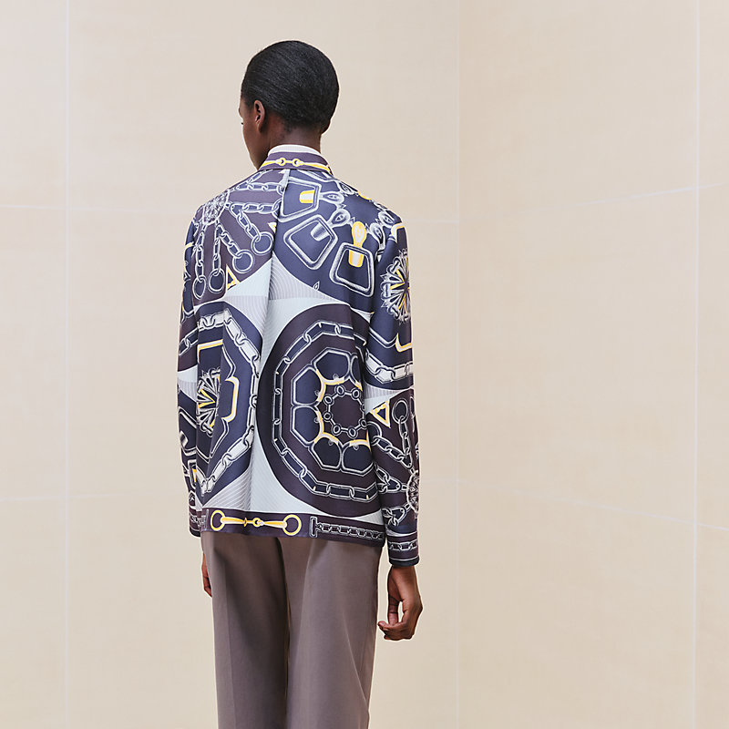 【新作】HERMES コットンシャツワンピース Effet Kaleidoscope Effet Kaleidoscope