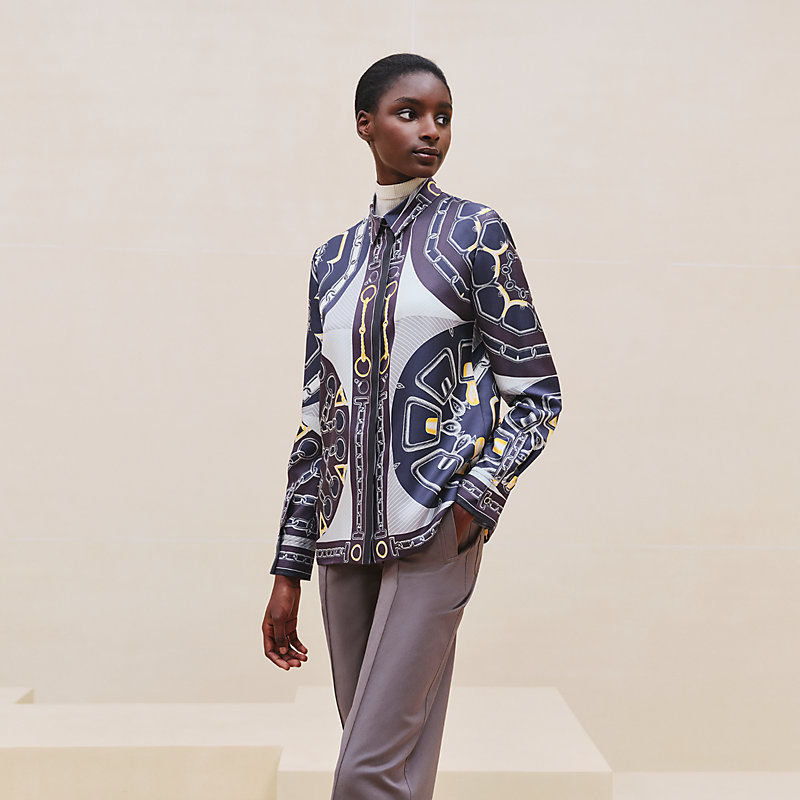 Effet Kaleidoscope【HERMES】ジップジャケット Effet Kaleidoscope