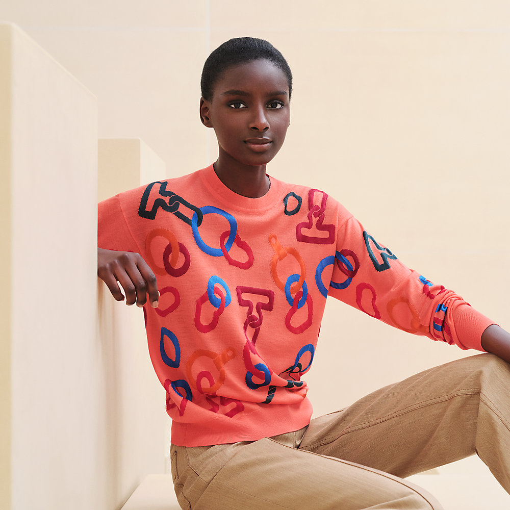 "Effet Kaleidoscope" longsleeve sweater Hermès Netherlands