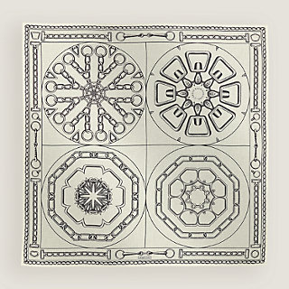 2024-2025AW 新作★HERMES★Effet Kaleidoscopeクロップドパンツ Hermes 