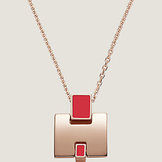 hermes eileen pendant rose gold