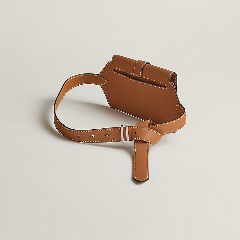 希少☆【HERMES】 エランポケット24ベルト ウエストポーチ 上品デザイン♪【HERMES】エランポケット24 ウエストポーチ
