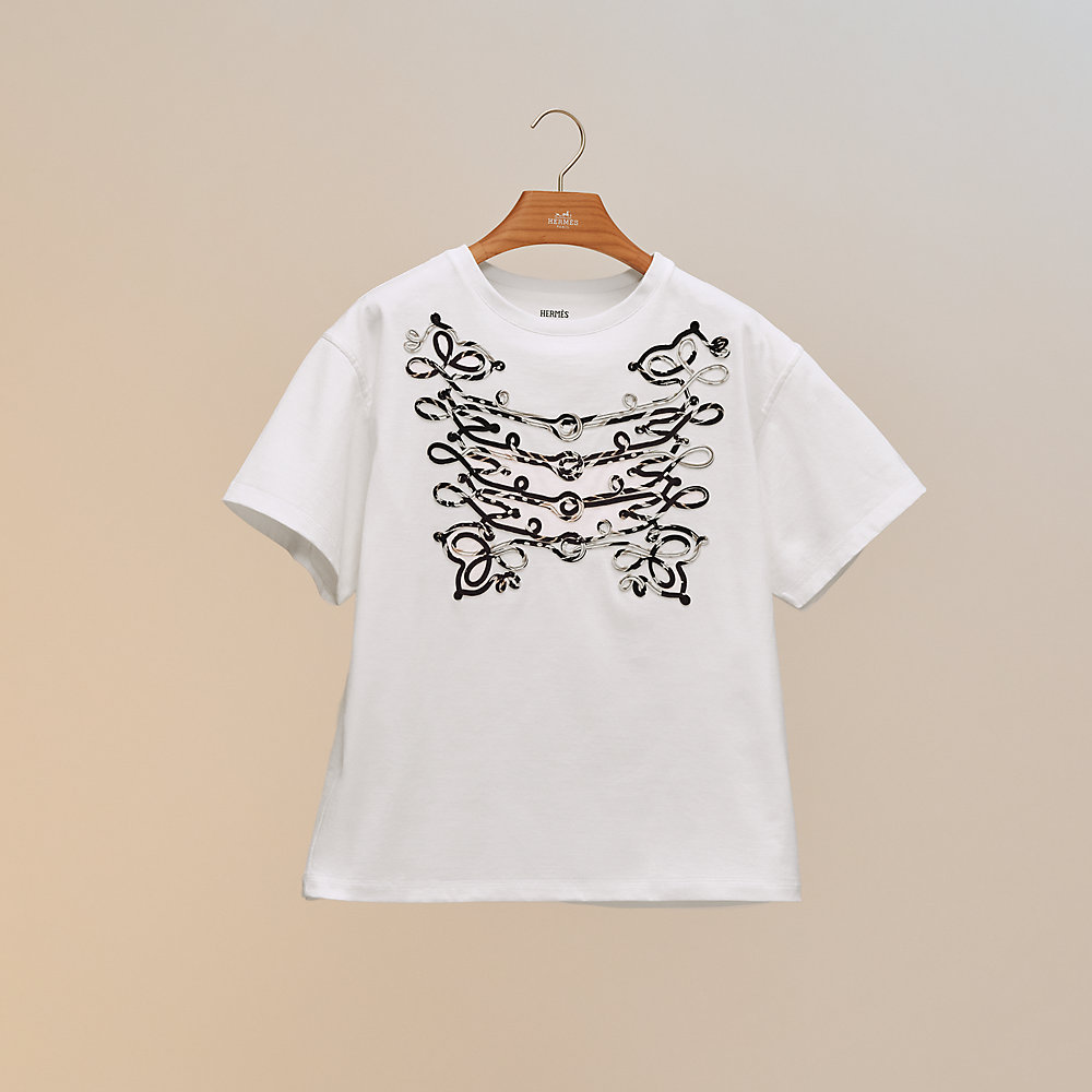 Embellished maxi t-shirt | Hermès USA