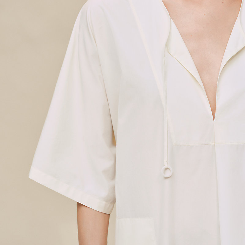Embroidered beach caftan