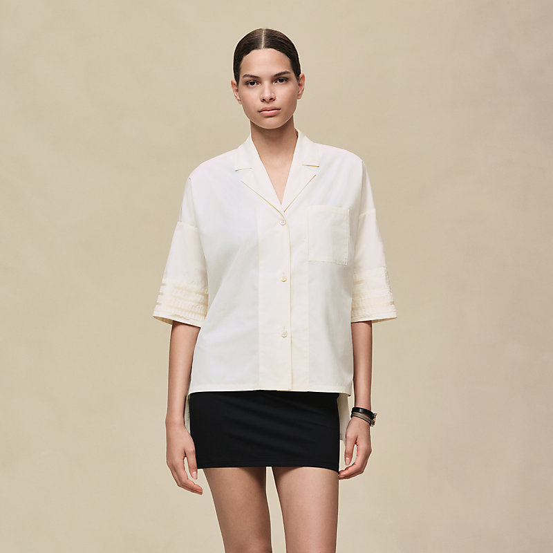 Embroidered beach tunic | Hermès USA