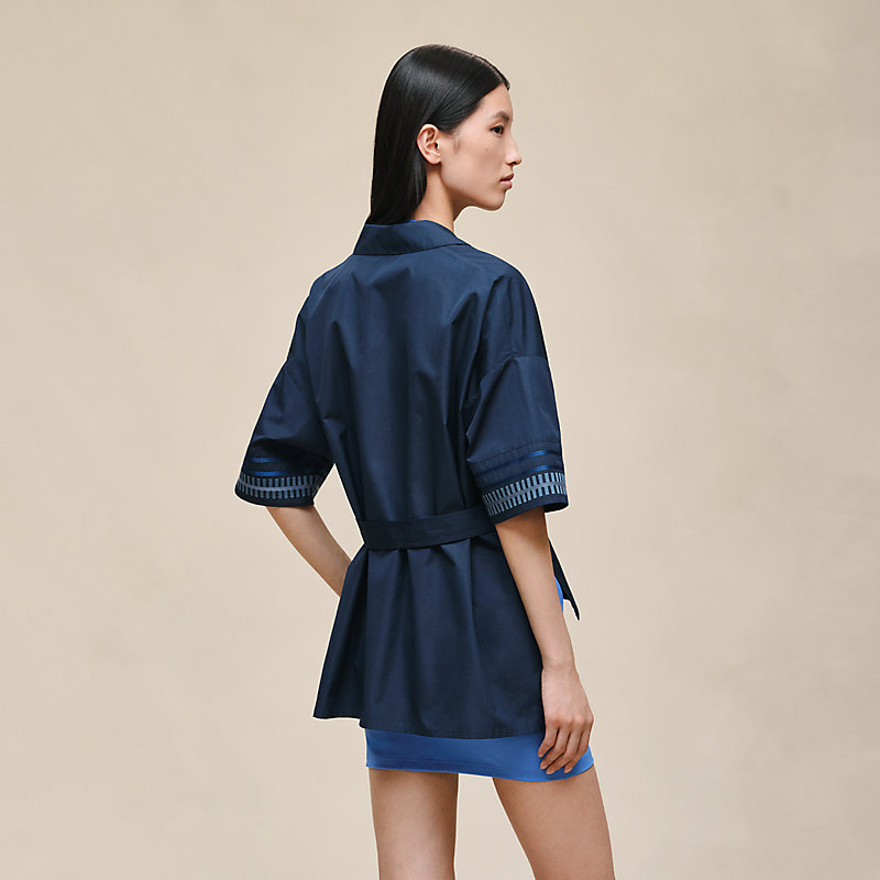 Embroidered beach tunic