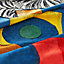 Embroidered Cavalier en Formes scarf 90, View: Detail, detail, view 4 of 4