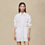 Embroidered drawstring dress, View: Worn, worn, view 3 of 6