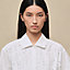Embroidered drawstring dress, View: Worn, worn, view 5 of 6