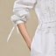 Embroidered drawstring dress, View: Worn, worn, view 6 of 6