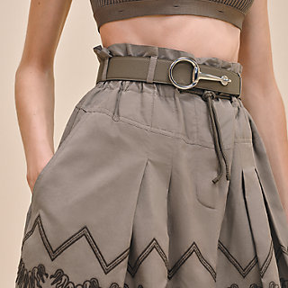 Embroidered flared skirt | Hermès USA