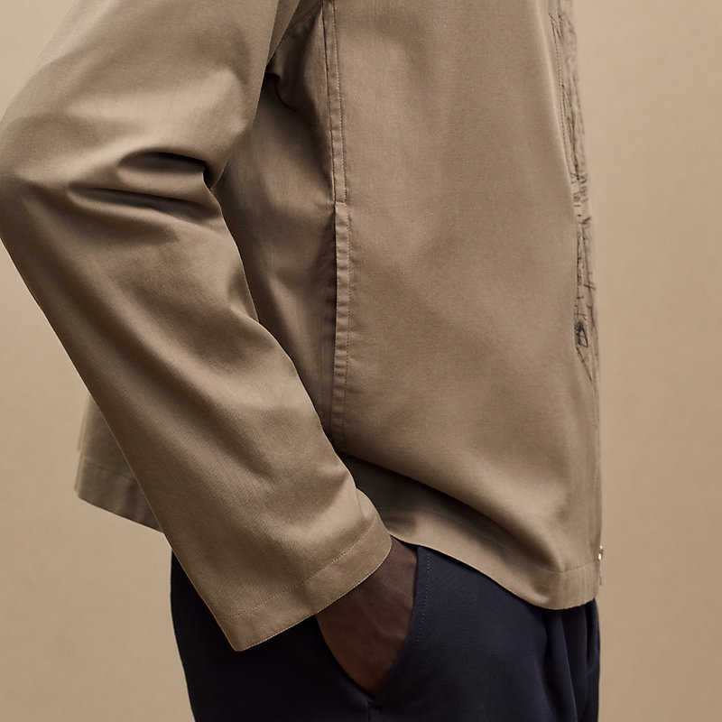 Embroidered jacket shirt