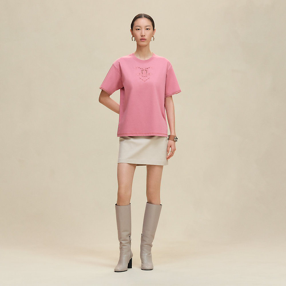 Embroidered maxi t-shirt | Hermès Macau SAR
