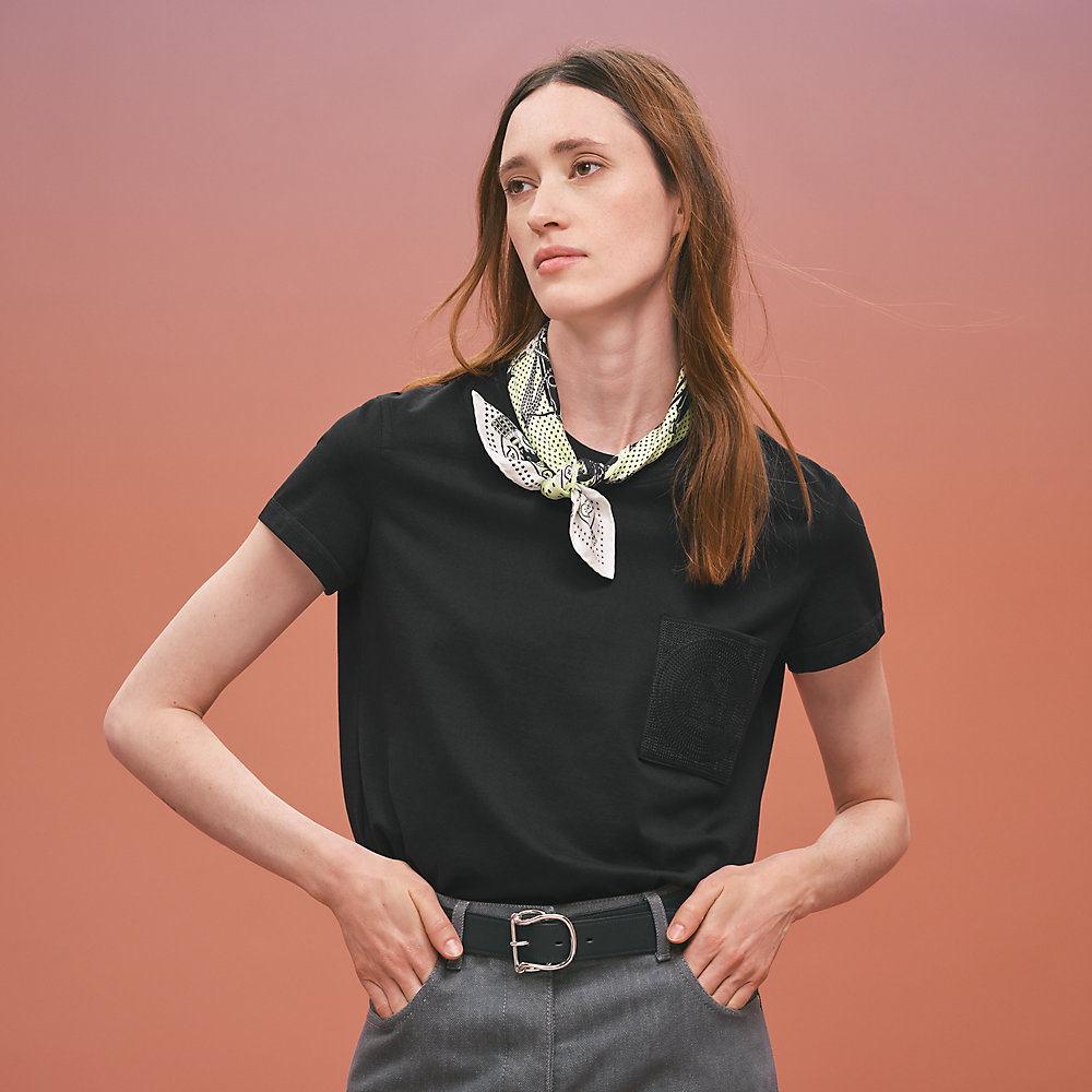 Embroidered pocket t-shirt | Hermès UAE