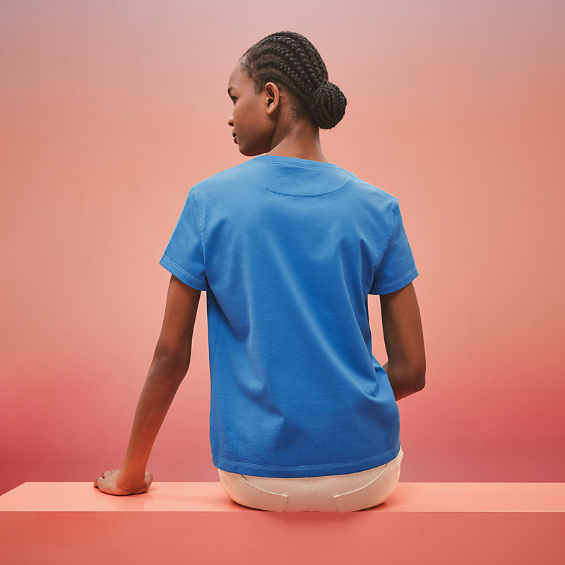 Embroidered pocket t-shirt | Hermès 