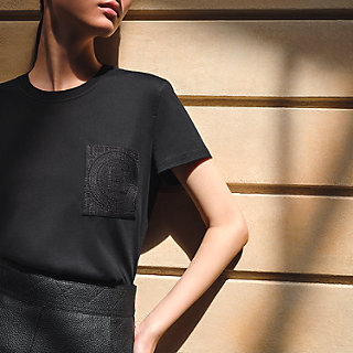 Embroidered pocket t-shirt | Hermès Saudi Arabia