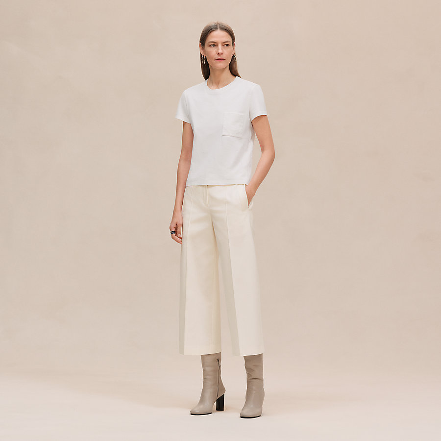 Embroidered pocket t-shirt | Hermès USA