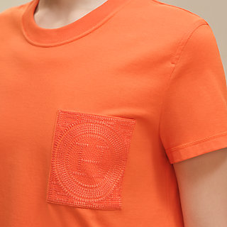 Embroidered pocket t-shirt | Hermès USA