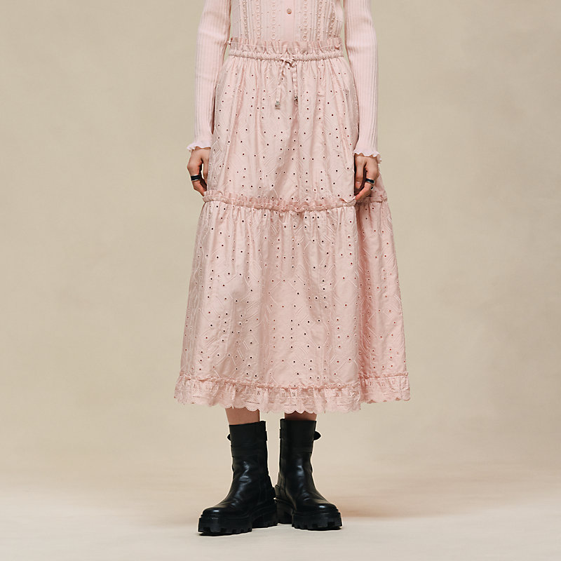 Embroidered skirt