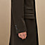 Emile Croise 가죽 디테일 캐시미어 코트, 보기: 이미지: 제품 착용 이미지, worn, 7개 중 9번째 보기