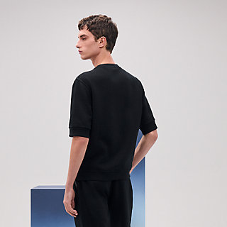 Hermes☆T-shirt imprime FragmentsEquestres bi-matiere パリ発 Hermes☆T-shirt imprime FragmentsEquestres bi-matiere パリ発