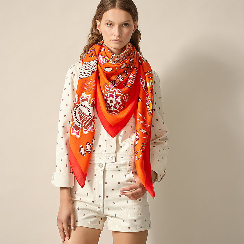 hermes winter scarf