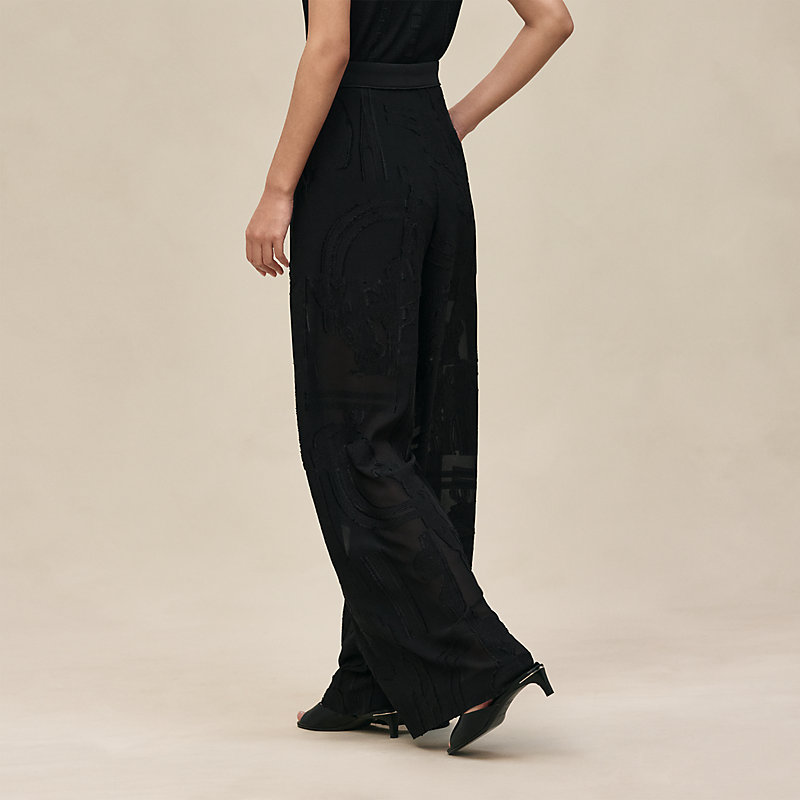 "En Desordre Fils Coupes" pants