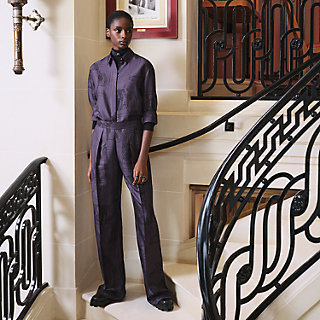 ＊大人気【HERMES】En Desordre Finesse 半袖ドレス ワンピース 大人気【HERMES】En Desordre Finesse 半袖ドレス ワンピース