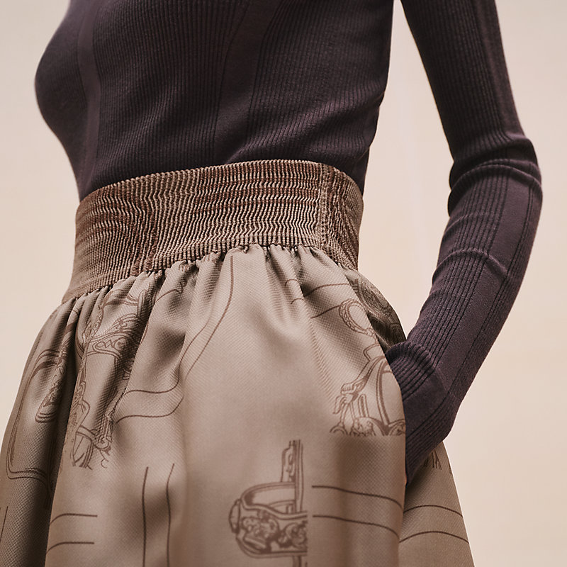 素敵】HERMES 「En Desordre Finesse」長袖ツイレーンセーター