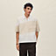 "En diagonale" boxy fit polo shirt, View: Worn, worn, view 2 of 5