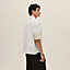 "En diagonale" boxy fit polo shirt, View: Worn, worn, view 3 of 5