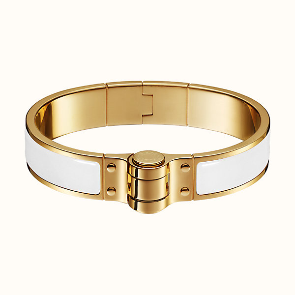Enamel hinged bracelet | Hermès Saudi 