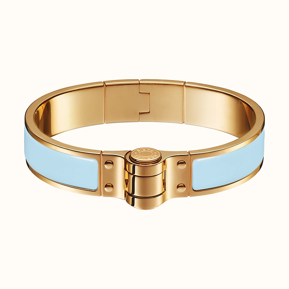 hermes enamel hinged bracelet