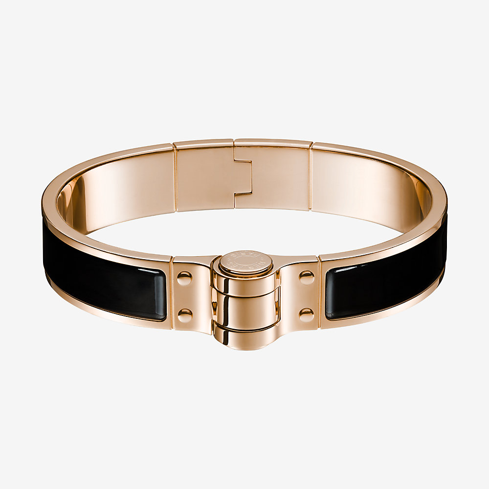 Enamel hinged bracelet | Hermès Hong 
