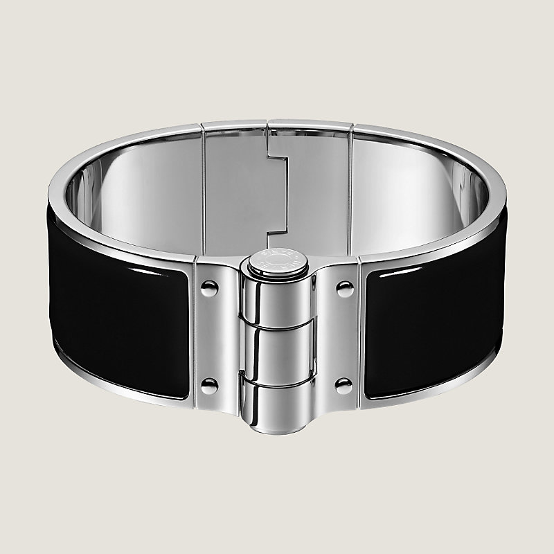 Hermes enamel 2025 hinged bracelet