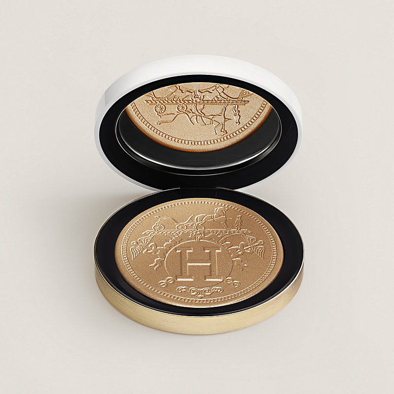 HERMES POUDRE D'ORFÈVRE 7g Enlumineur visage et yeux, Édition limitée, Or Permabrass | Hermès
