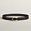 Eperon belt buckle & Reversible leather strap 32 mm, view 2 of 3