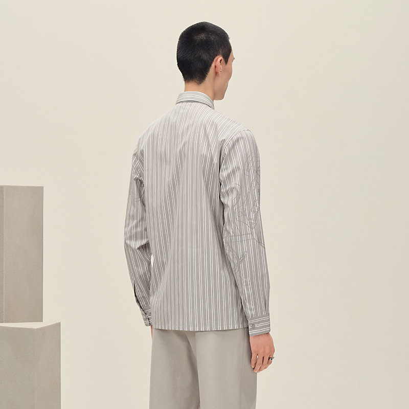 "Eperon d'Or 3D Ray" straight cut shirt