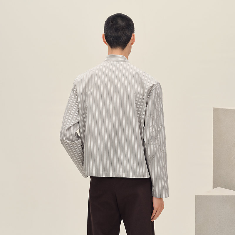 "Eperon d'Or 3D Ray" zipped jacket