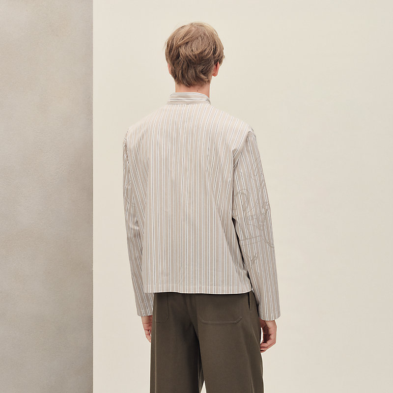 "Eperon d'Or 3D Ray" zipped jacket