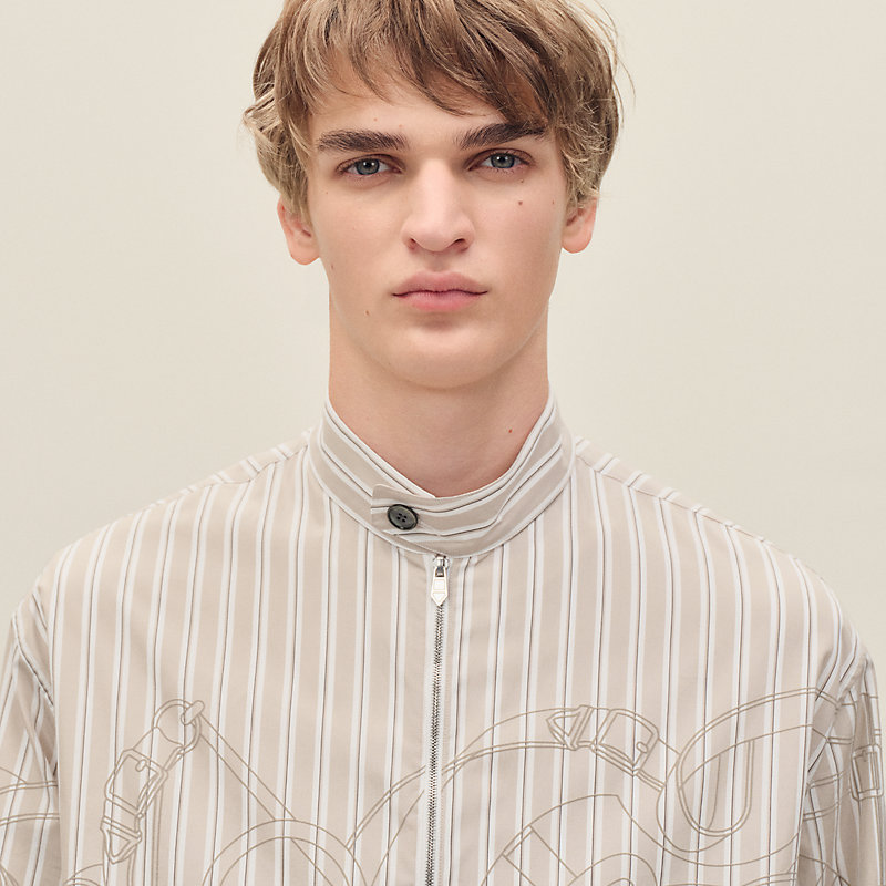 "Eperon d'Or 3D Ray" zipped jacket